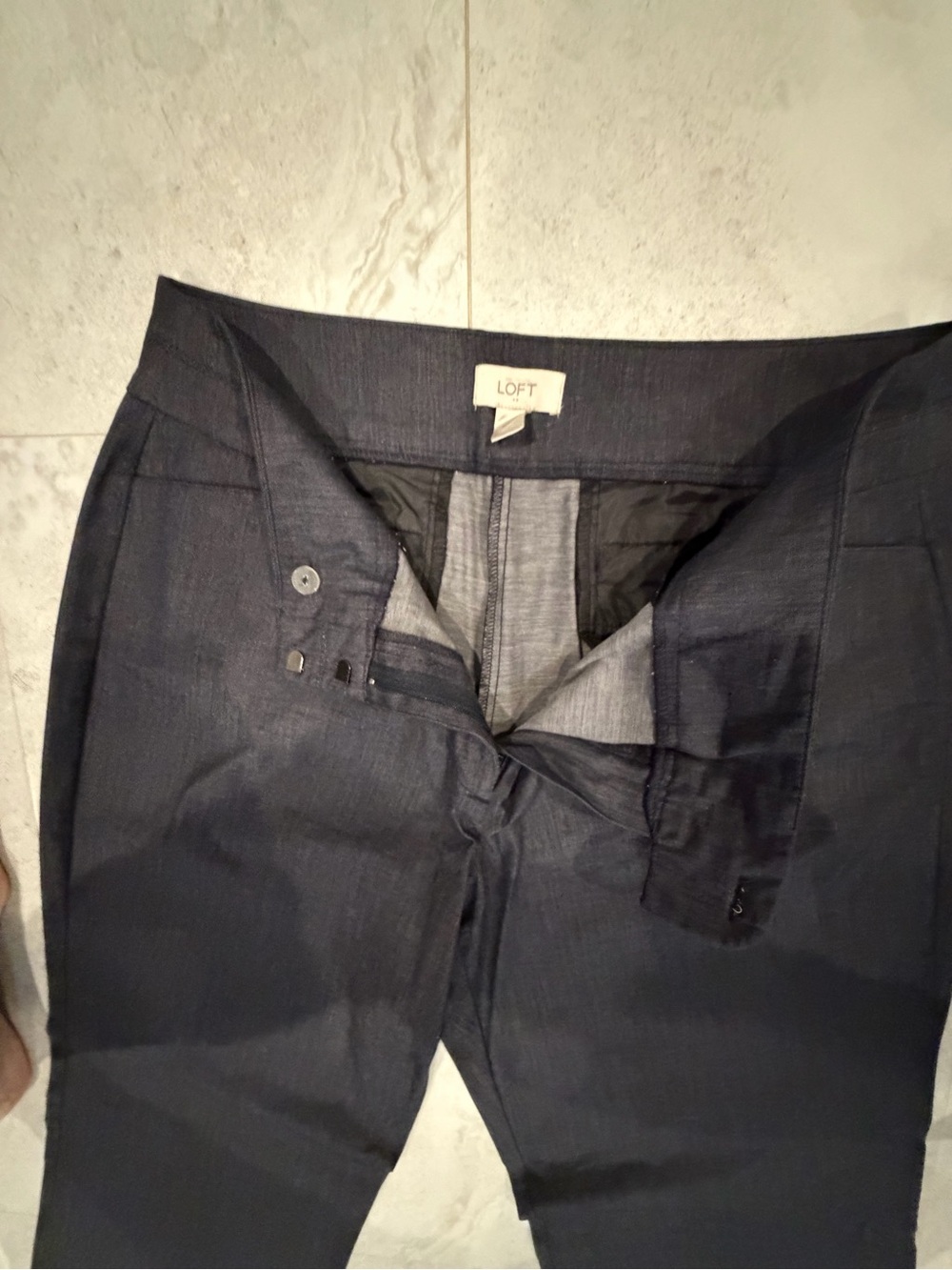 LOFT Navy Dress Trousers